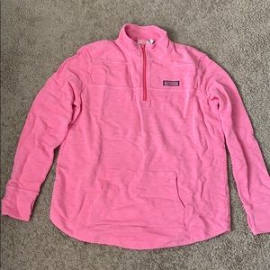 Vineyard Vines Pink Quarterzip